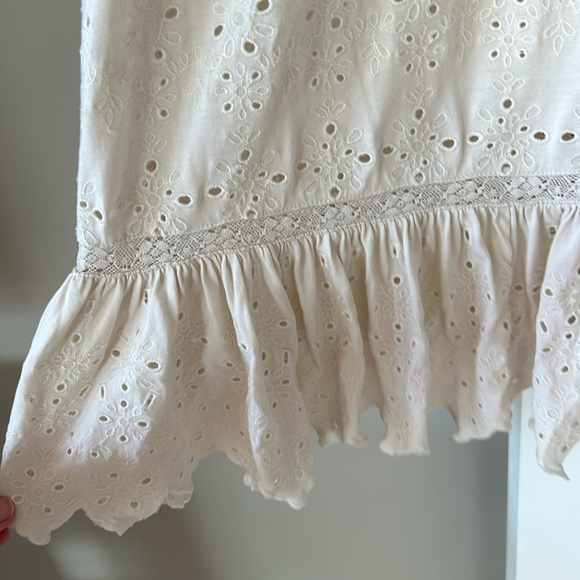 Lauren RL Black Label Cottagecore Romantic Eyelet Lace Dress w MEASUREMENTS! - Picture 9 of 16